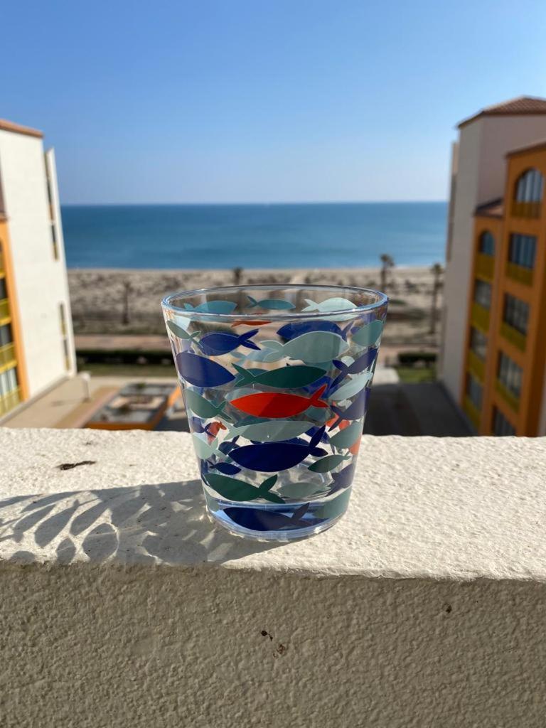 Paradis Bleu Vue Mer, Direct Plage Le Barcarès Esterno foto