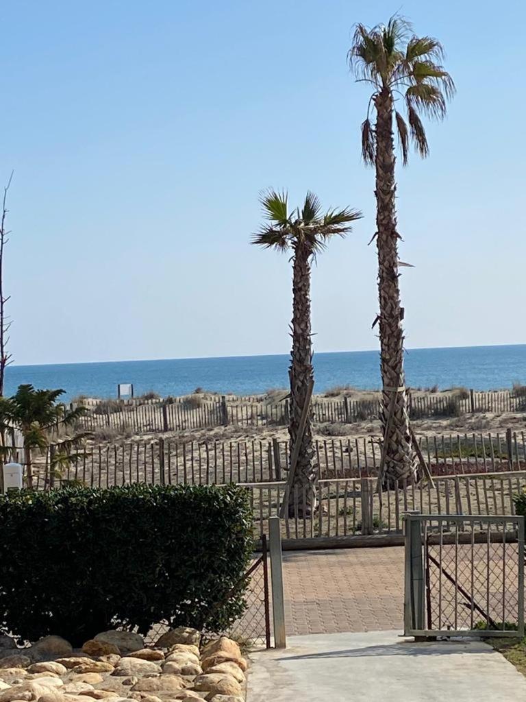 Paradis Bleu Vue Mer, Direct Plage Le Barcarès Esterno foto